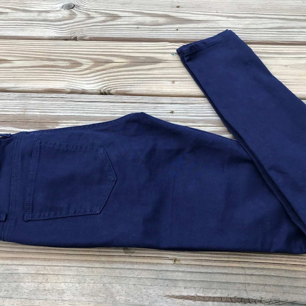 Forever 21 Women Legging Jeans Navy Blue Skinny St - Picture 8 of 8